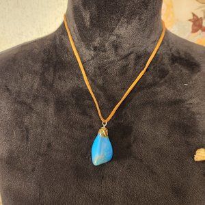 Brown and Blue Necklace 18-20 Inches